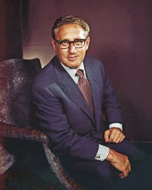 Political Diplomat Henry Kissinger Glossy Keychain Keychain 1