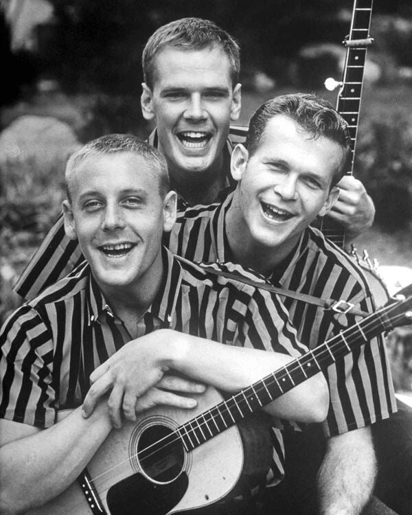 Pop Group The Kingston Trio Glossy Keychain Print Folk Music Keychain 2