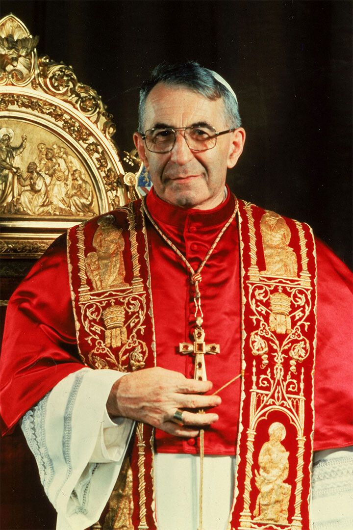 Pope John Paul I At Inaugural Mass Painting Print Wall Home Decor Jigsaw Puzzle