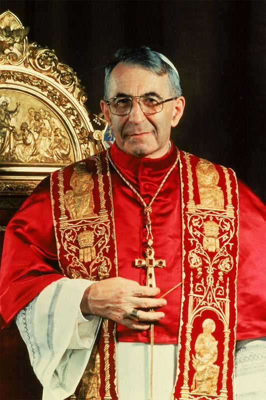 Pope John Paul I At Inaugural Mass Painting Print Wall Home Decor Jigsaw Puzzle