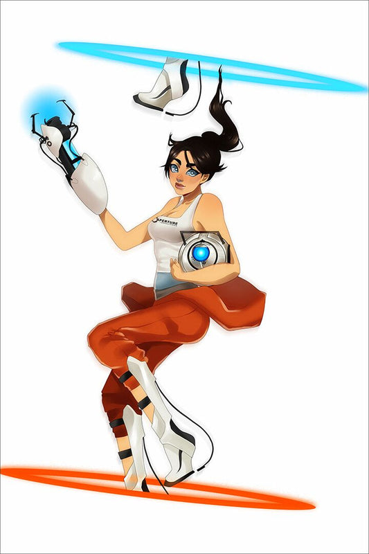 Portal 2 Game Silk Video Print Jigsaw Puzzle