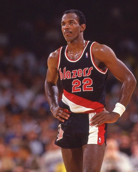 Portland Trailblazers Clyde Drexler Keychain Print Glossy Keychain Hof 2004