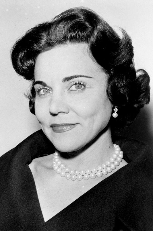 Portrait Of Ann Landers Radio Host Painting Print Jigsaw Puzzle