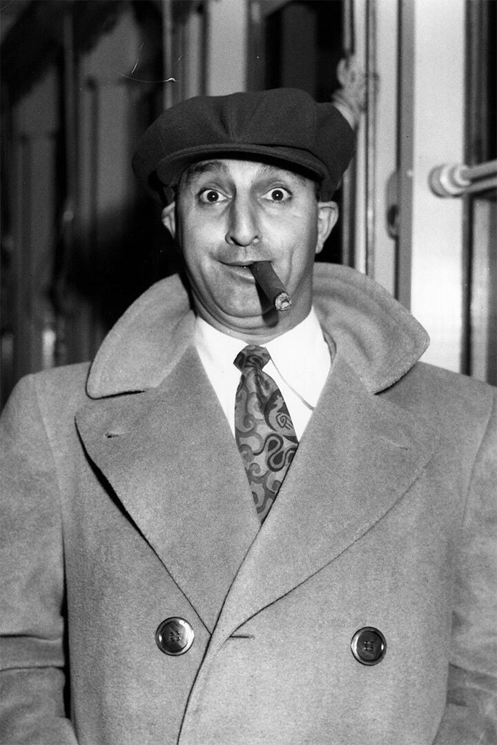 Portrait Of Danny Thomas Singer Actor Comedian Print Canvas Jigsaw Puzzle