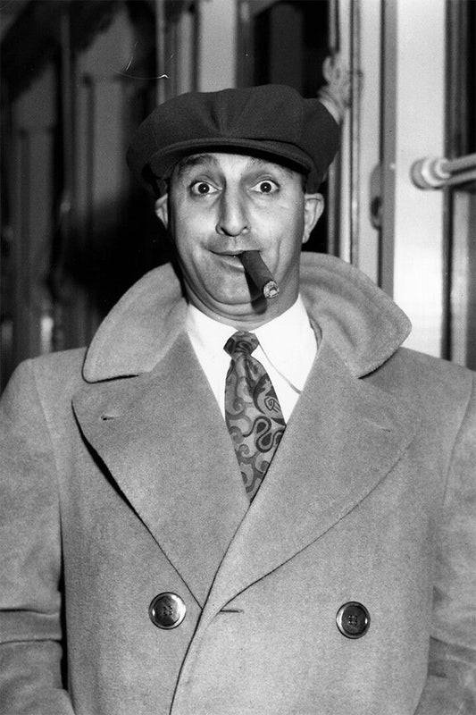 Portrait Of Danny Thomas Singer Actor Comedian Print Canvas Jigsaw Puzzle