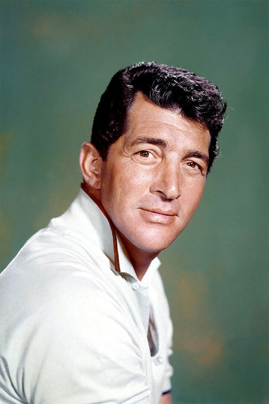 Portrait Of Dean Martin Comedian Print Jigsaw Puzzle