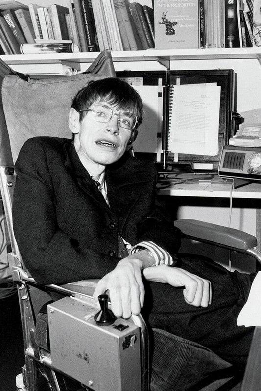 Portrait Of Dr Stephen Hawking Theorist Jigsaw Puzzle