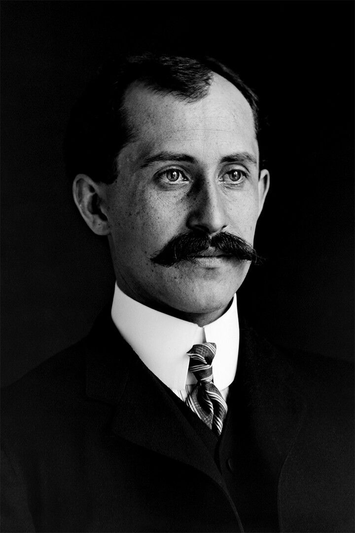 Portrait Of Inventor Orville Wright Print Jigsaw Puzzle
