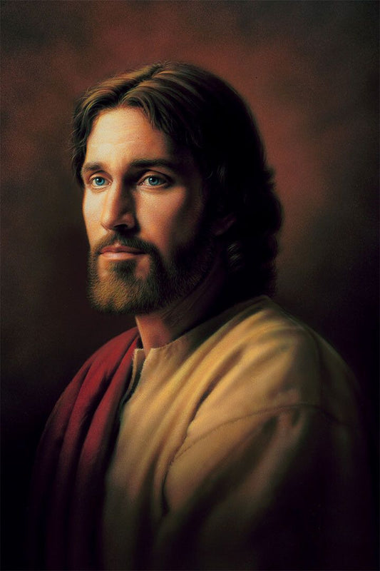 Portrait Of Jesus Christ Oil Painting Religious Vintage Wall Home Jigsaw Puzzle