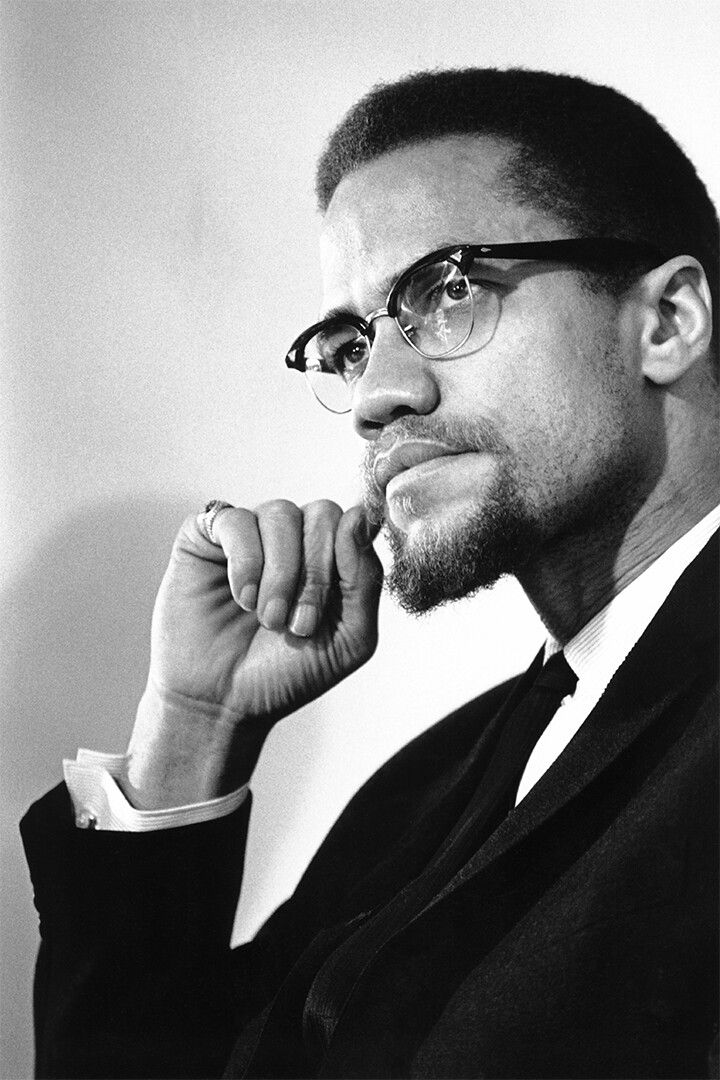 Portrait Of Malcolm X Representative Print Jigsaw Puzzle