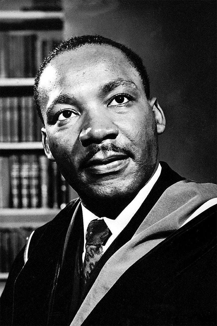 Portrait Of Martin Luther King Jr Print Jigsaw Puzzle