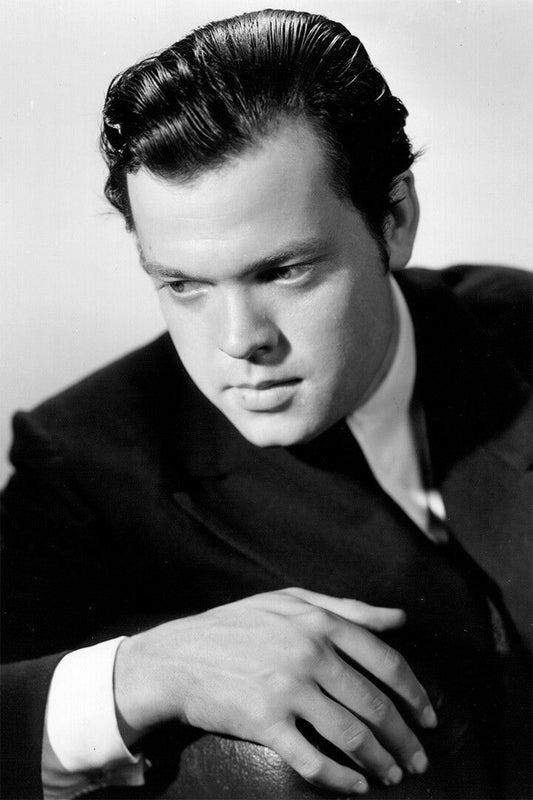 Portrait Of Orson Welles Writer Producer Print Jigsaw Puzzle