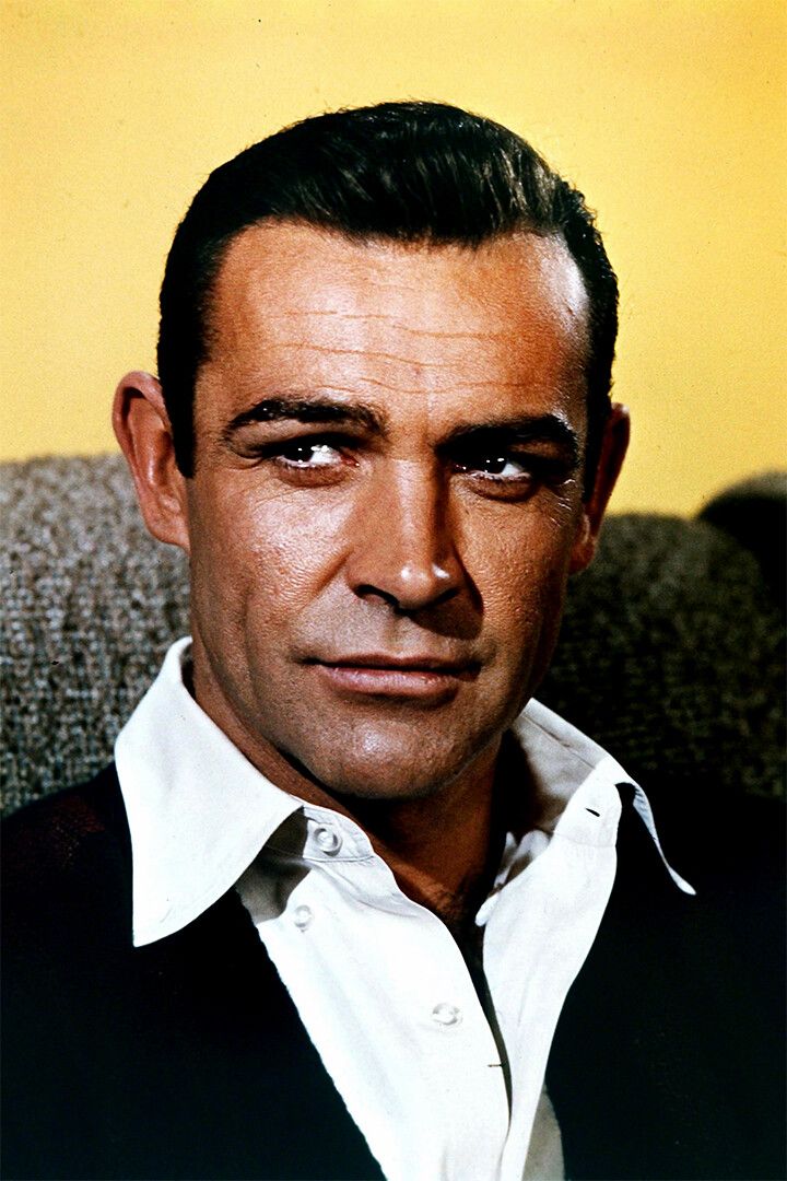 Portrait Of Sean Connery Producer Print Painting Jigsaw Puzzle
