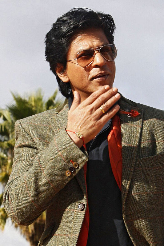 Portrait Of Shah Rukh Khan Business Person Print Jigsaw Puzzle