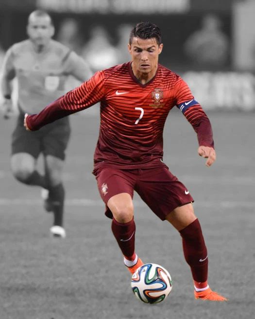 Portugal Cristiano Ronaldo Glossy Magnet Spotlight Magnet Football Print