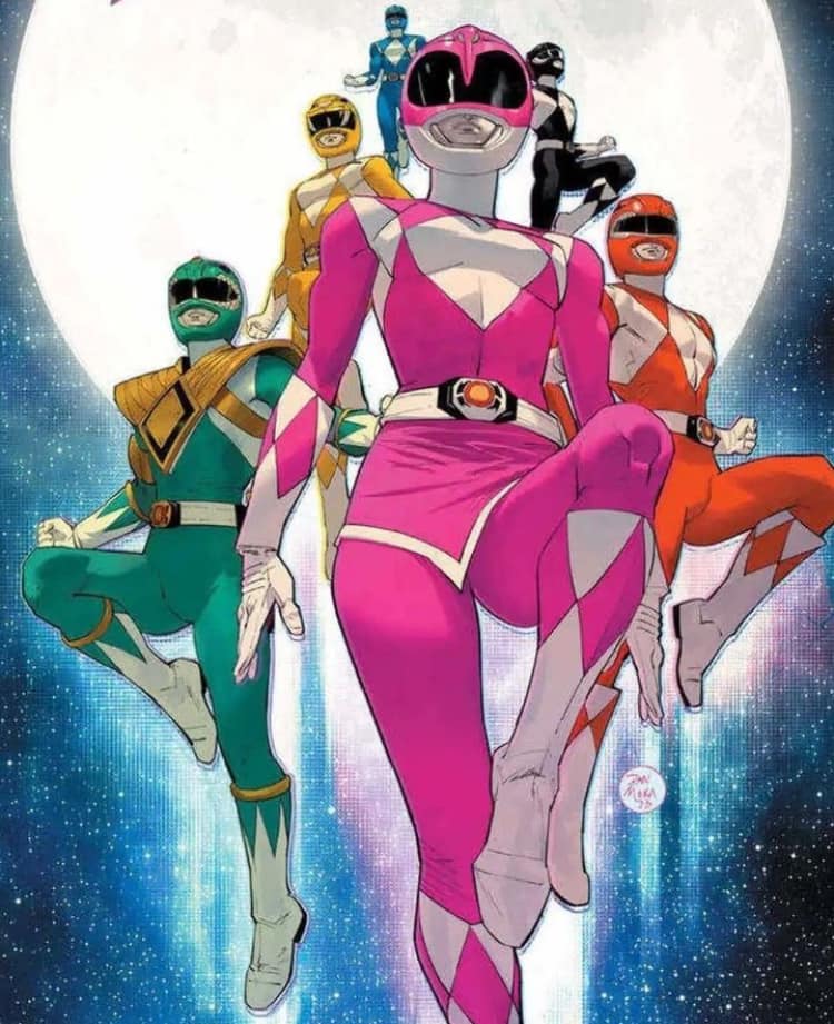 Power Rangers Heroic Pose Print Poster