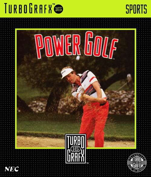 Power Golf Turbografx 16 Print Poster