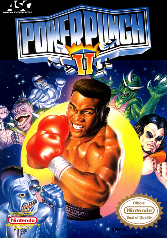 Power Punch Ii (Usa) Nes Print Poster