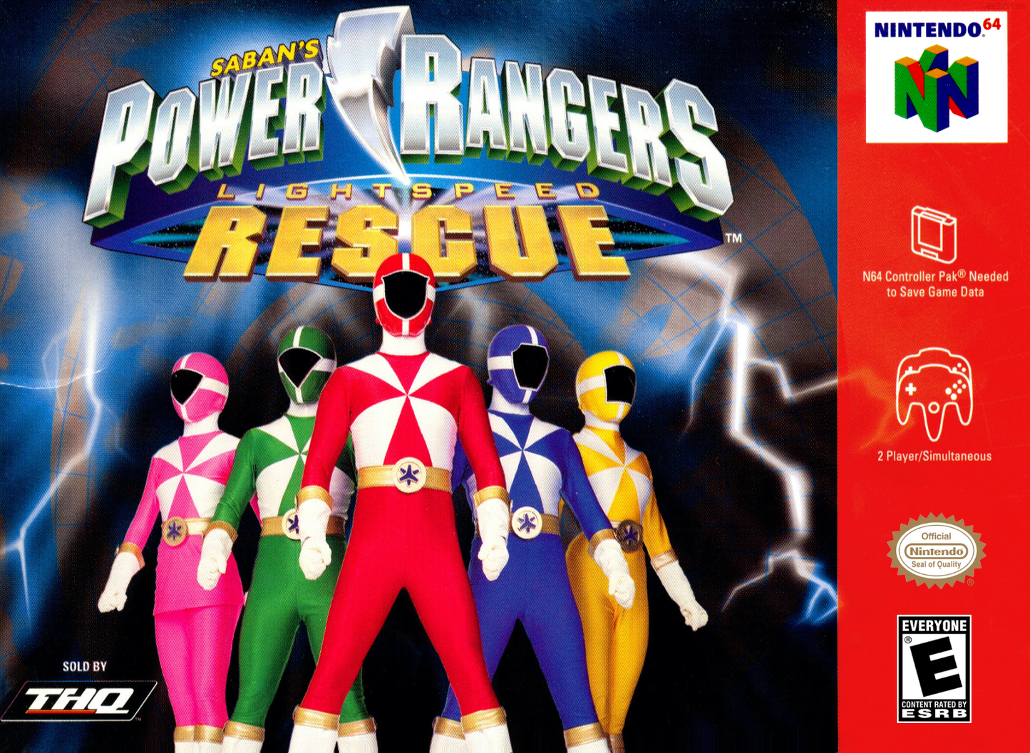 Power Rangers Lightspeed Rescue N64 Print Poster