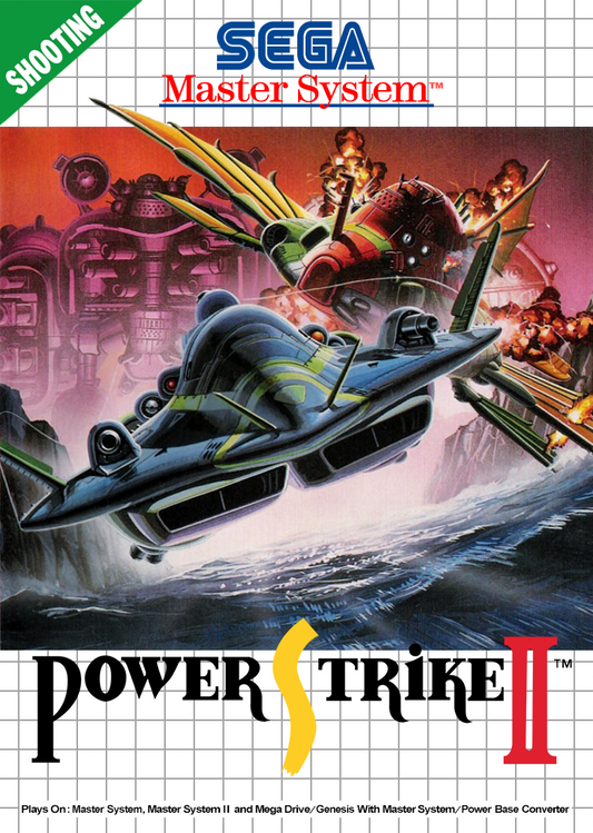 Power Strike Ii Sega Master System Print Poster