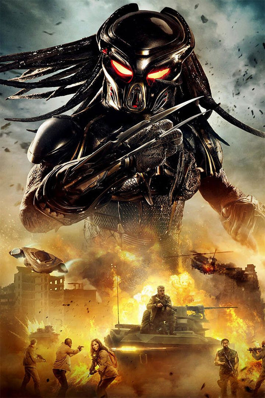 Predator 2018 Movie Scary Creature Room Wall Decor Jigsaw Puzzle