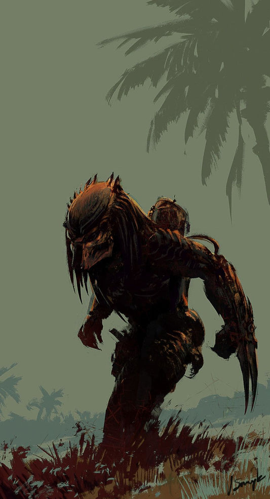 Predator Running Through Jungle Print Poster