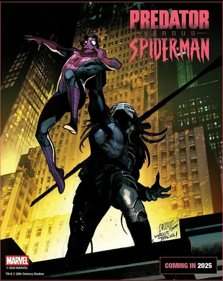 Predator Vs Spiderman Comic Cover Jigsaw Puzzle