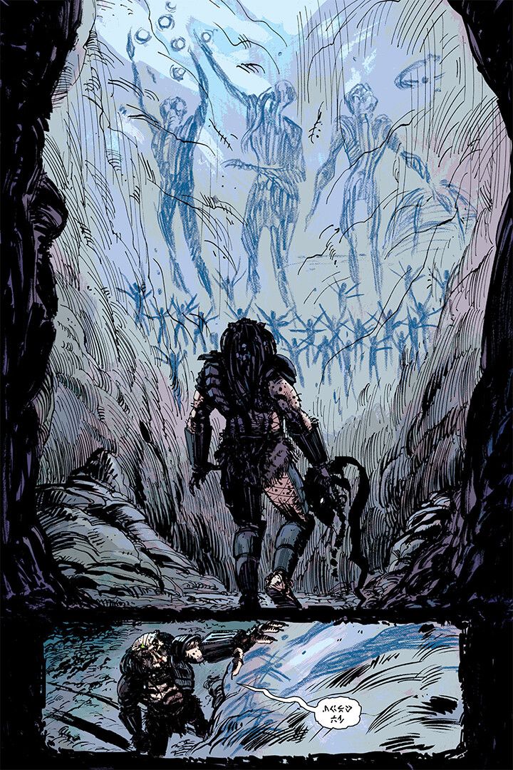 Predator Alien Yautja Cave Lair Decor Wall Art Jigsaw Puzzle