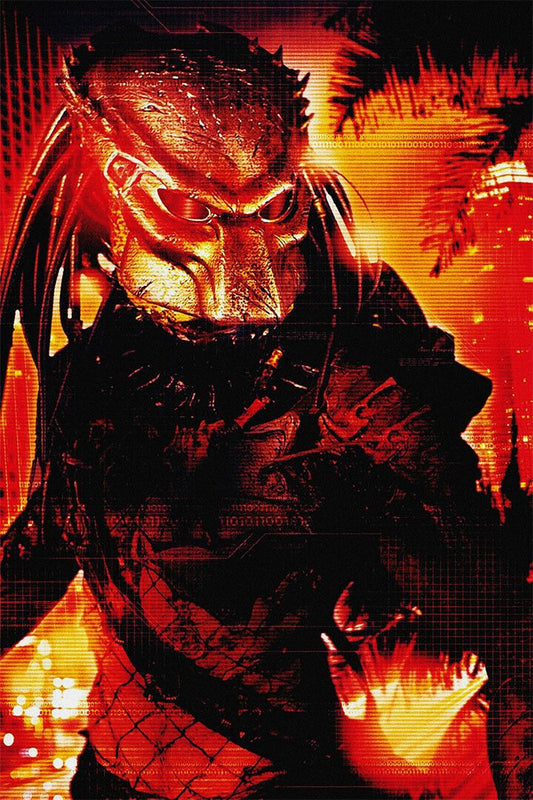 Predator Classic Movie Action Horror Vintage Painting Jigsaw Puzzle