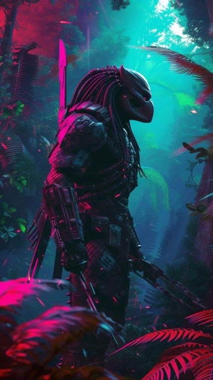 Predator Forest Stealth 1992 Print Poster