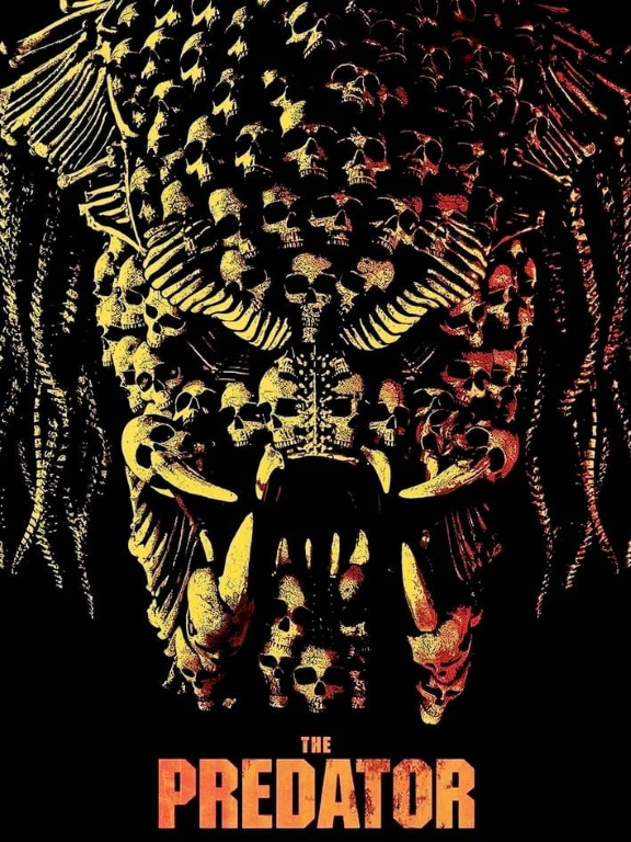 Predator Mask Skull Design 113 Print Poster