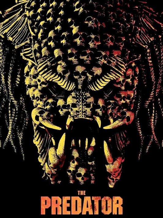 Predator Mask Skull Design 113 Print Poster