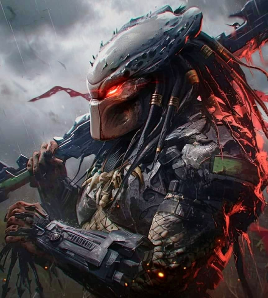 Predator Rainy Battle Armor 307 Print Poster