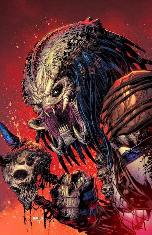 Predator Skull Hunter 512 Print Poster