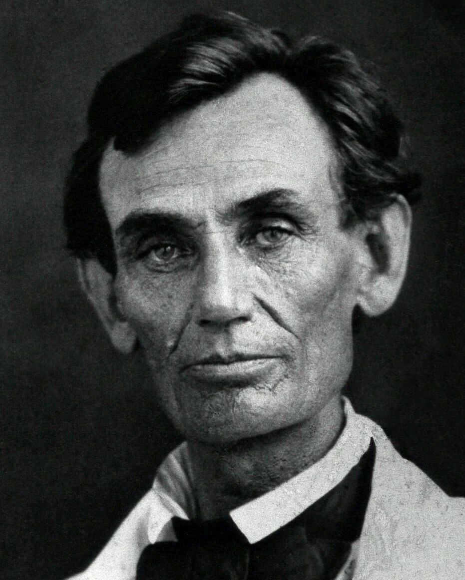President Abraham Lincoln Portrait 1858 Photograph Photo Picture Civil War