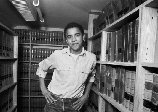 President Barack Obama Harvard Library Photo Picture Poster Print Democrat