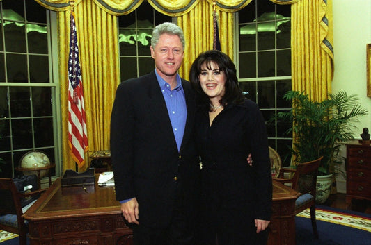 President Bill Clinton & Monica Lewinsky Oval Office Poster Picture Photo Print