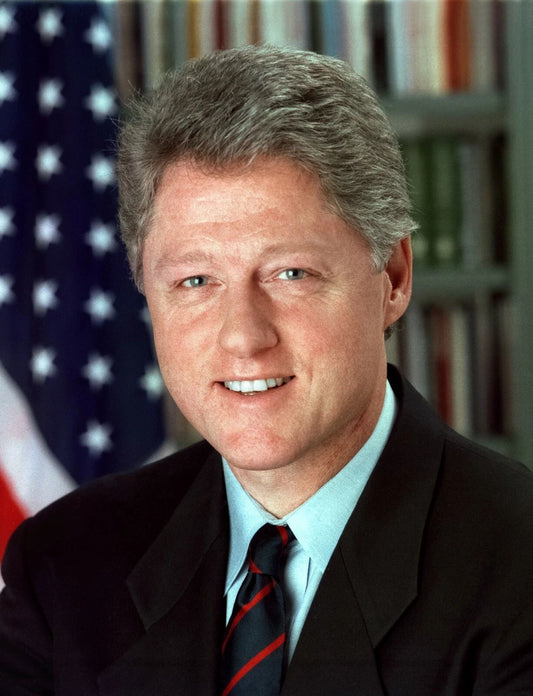 President Bill Clinton Official Portrait Keychain Keychaingraph Picture