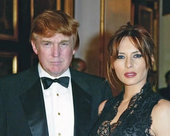 President Donald And First Lady Melania Trump Glossy Magnet Print
