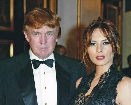 President Donald And First Lady Melania Trump Glossy Magnet Print