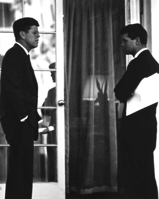 President John F Kennedy Jfk And Robert Kennedy Glossy Magnet Magnet