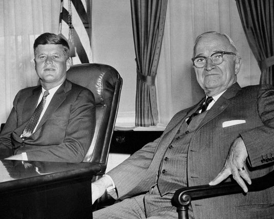 President John Kennedy Harry Truman Publicity Picture Poster Photo Print