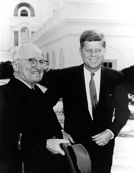 President John Kennedy And Harry Truman Publicity Picture Magnet Magnet