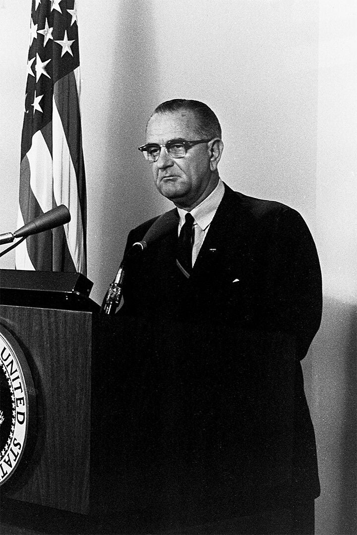 President Johnson Announces Retaliation For Tonkin Inci Jigsaw Puzzle
