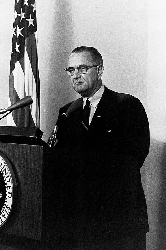 President Johnson Announces Retaliation For Tonkin Inci Jigsaw Puzzle