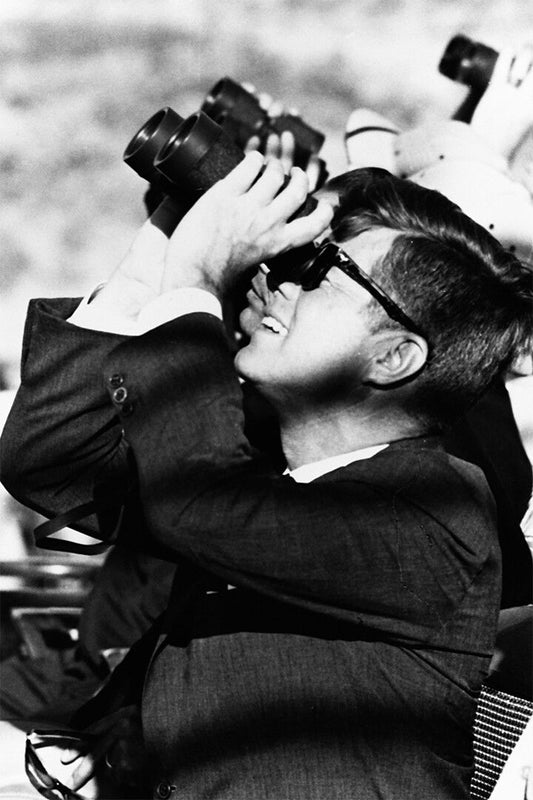 President Kennedy Watches Missile Firing Jigsaw Puzzle
