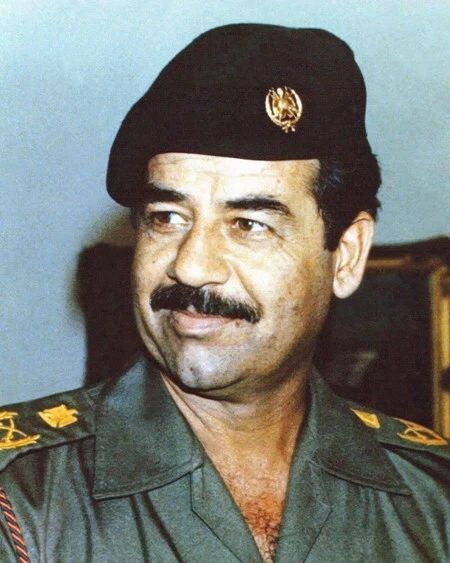 President Of Iraq Saddam Hussein Glossy Magnet Prime Minister Print