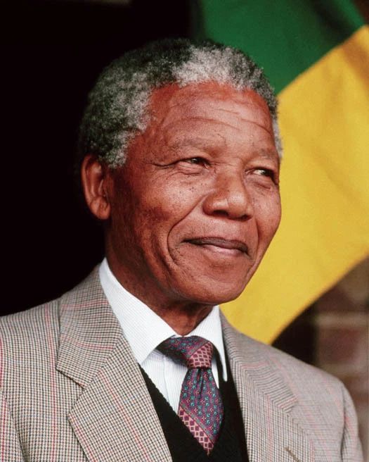 President Of South Africa Nelson Mandela Glossy Keychain Politician Print 2