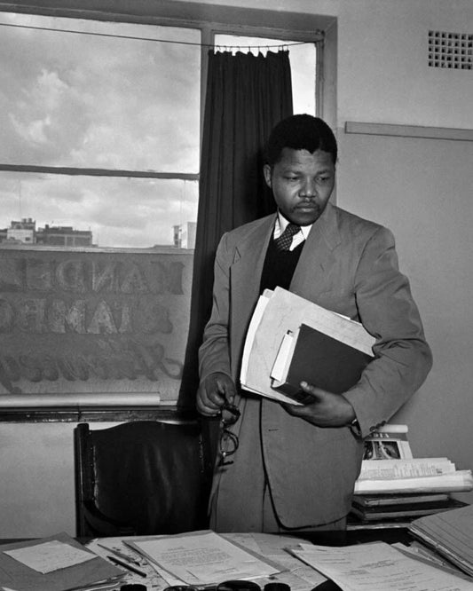 President Of South Africa Nelson Mandela Glossy Keychain Politician Print 3