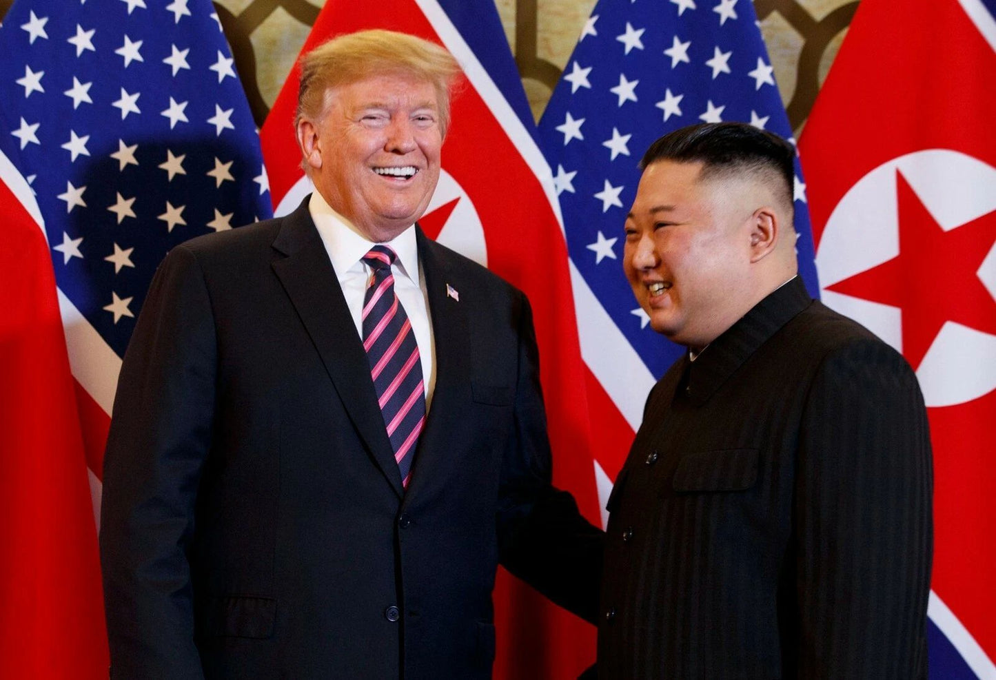 Presidents Kim Jong Un Donald Trump Poster Photo Picture Reprint
